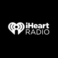 iheart radio logo on a black background